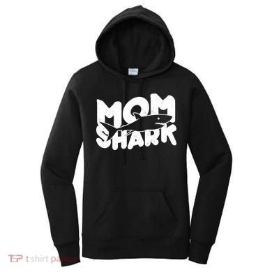 Mom Shark Funny Cute Women's Hoodie
