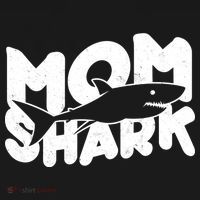 Mom Shark Funny Cute Women's Hoodie thumb 2