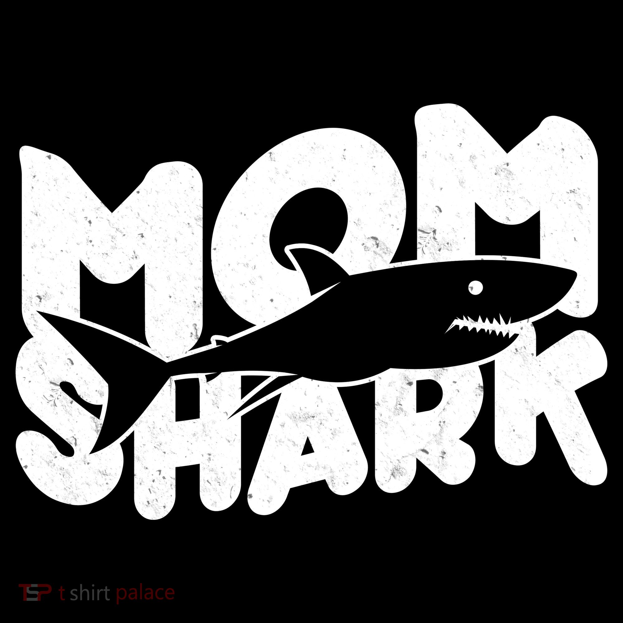 Mom Shark Funny Cute Women's Hoodie