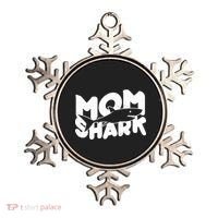 Mom Shark Funny Cute Ornament thumb 0