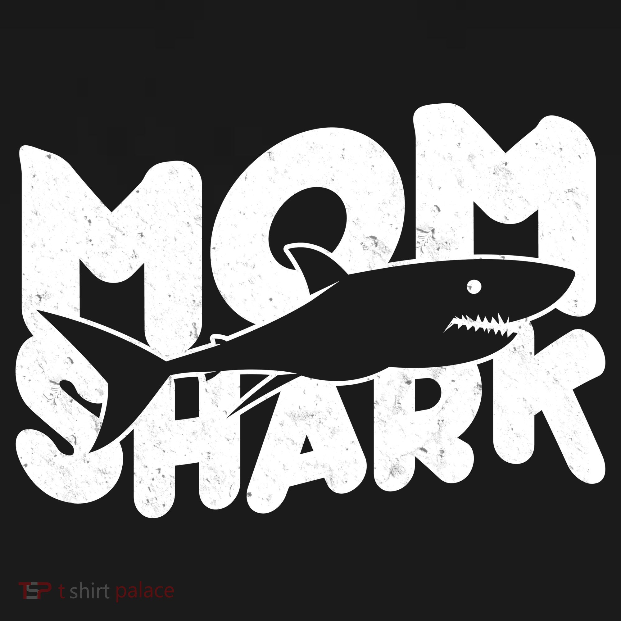 Mom Shark Funny Cute Women's Tank Top