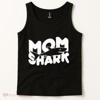 Mom Shark Funny Cute Tank Top thumb 2