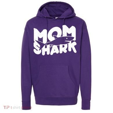 Mom Shark Funny Cute Hoodie