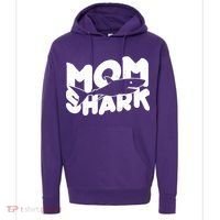 Mom Shark Funny Cute Hoodie thumb 0