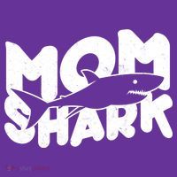 Mom Shark Funny Cute Hoodie thumb 2