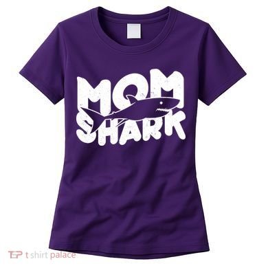 Mom Shark Funny Cute Women's T-Shirt