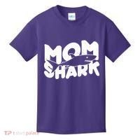 Mom Shark Funny Cute Kids T-Shirt thumb 0
