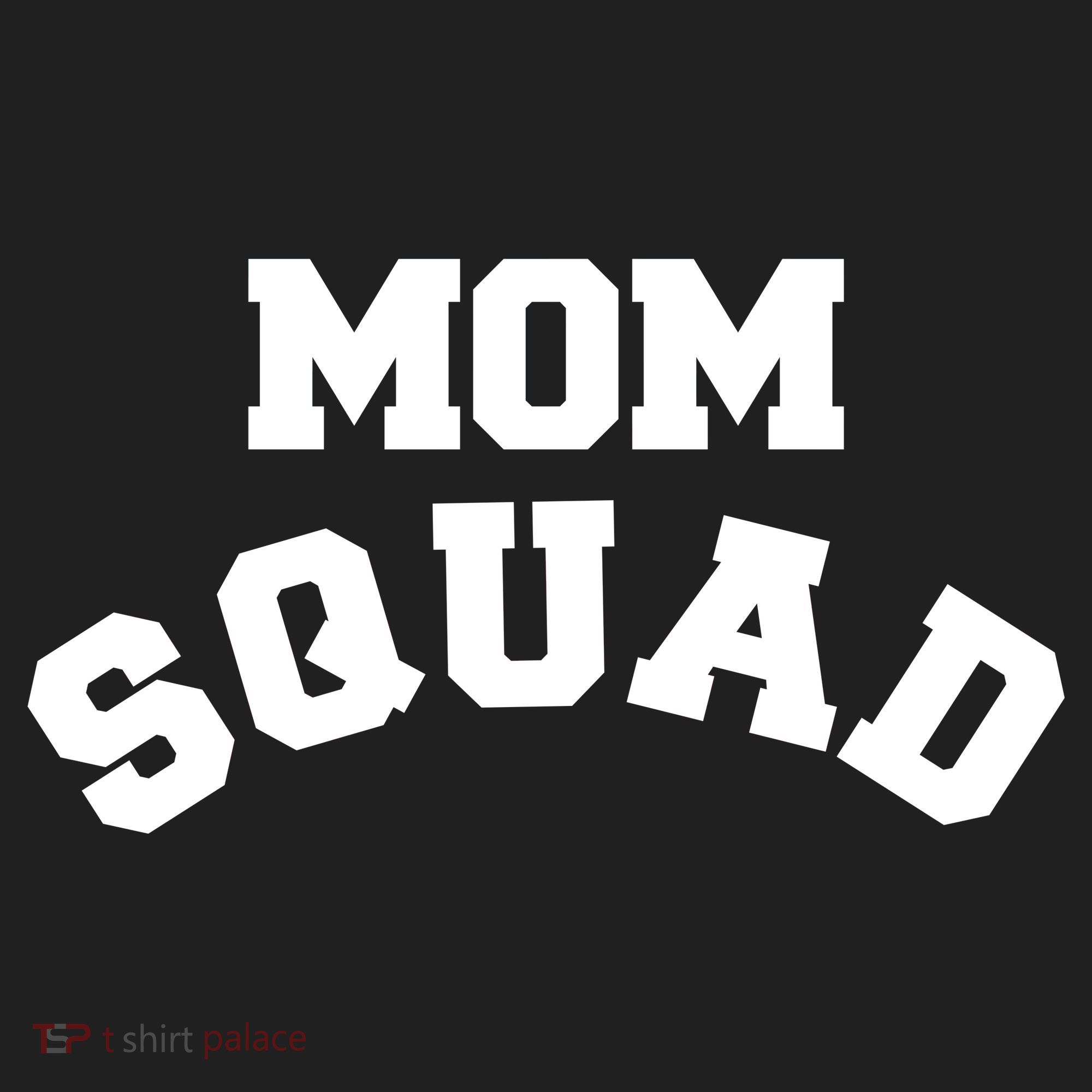 Mom Squad Bold Text Logo Women's Sweatshirt