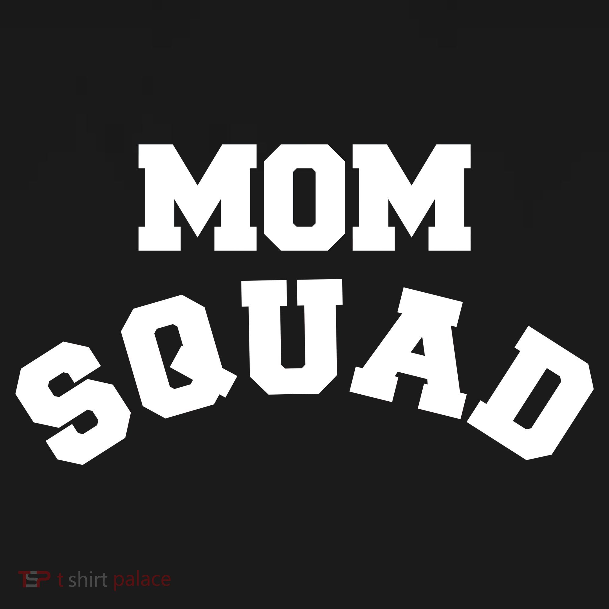 Mom Squad Bold Text Logo USA-Made Doggie Bandana
