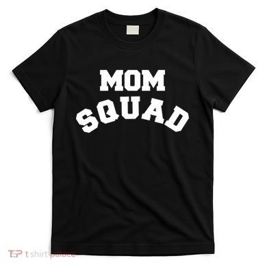 Mom Squad Bold Text Logo T-Shirt