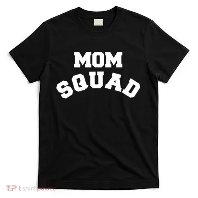 Mom Squad Bold Text Logo T-Shirt