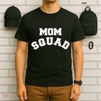 Mom Squad Bold Text Logo T-Shirt thumb 6