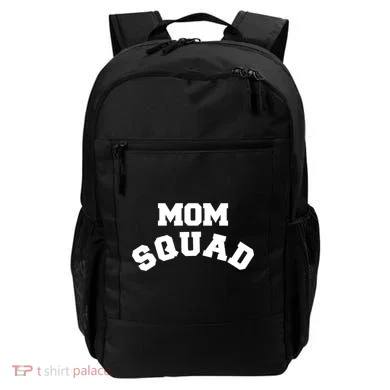 Mom Squad Bold Text Logo Backpack
