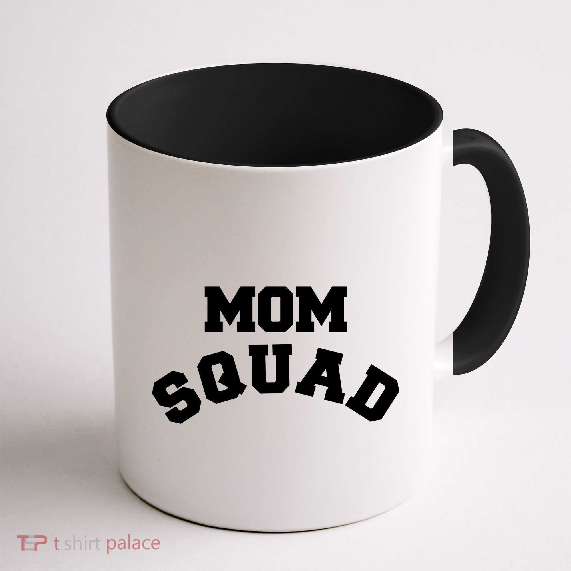 Mom Squad Bold Text Logo Coffee Mug