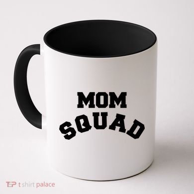 Mom Squad Bold Text Logo Coffee Mug