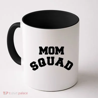 Mom Squad Bold Text Logo Coffee Mug