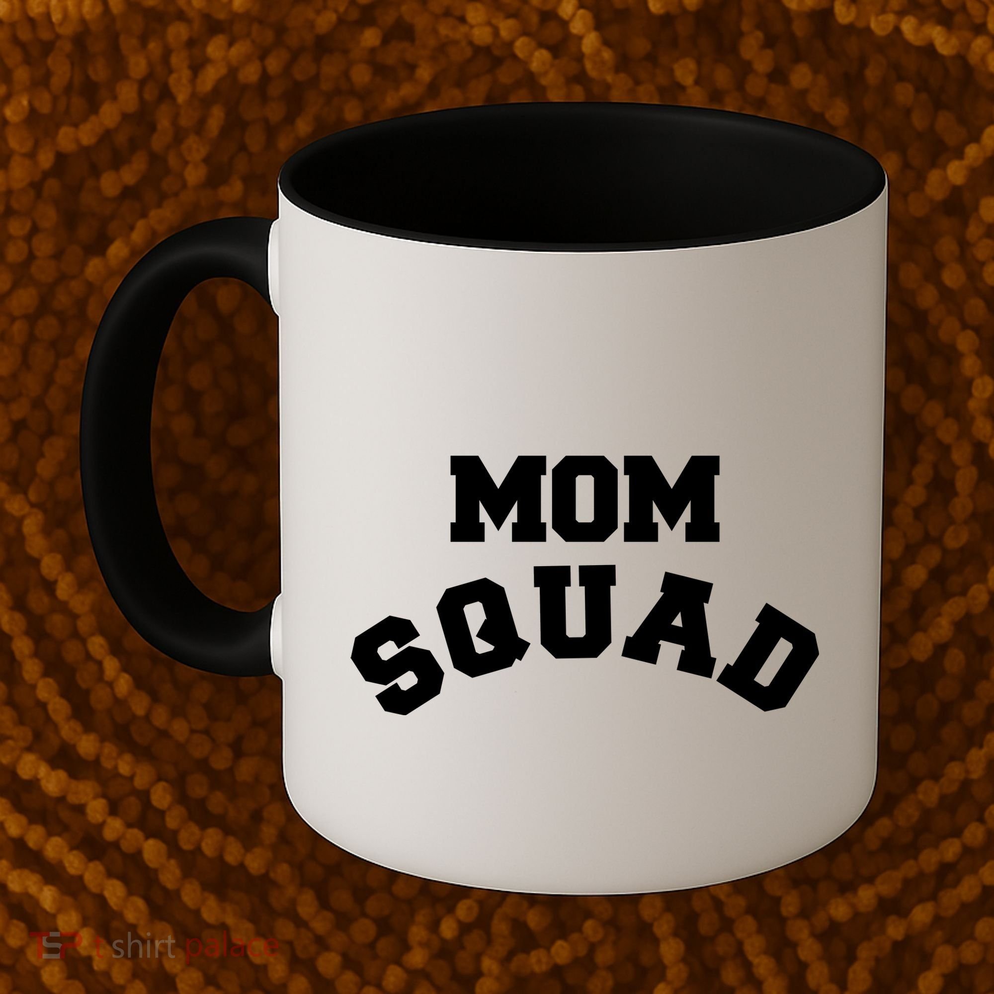 Mom Squad Bold Text Logo Coffee Mug