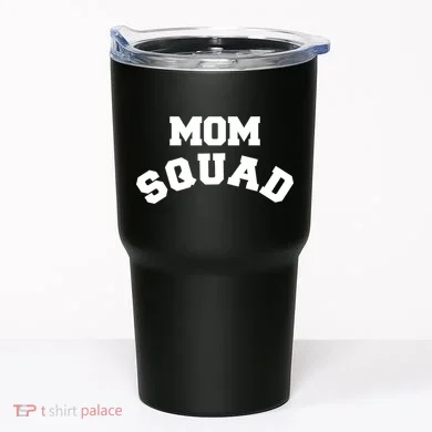 Mom Squad Bold Text Logo Tumbler