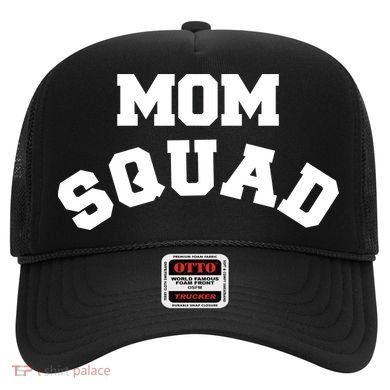 Mom Squad Bold Text Logo Hat