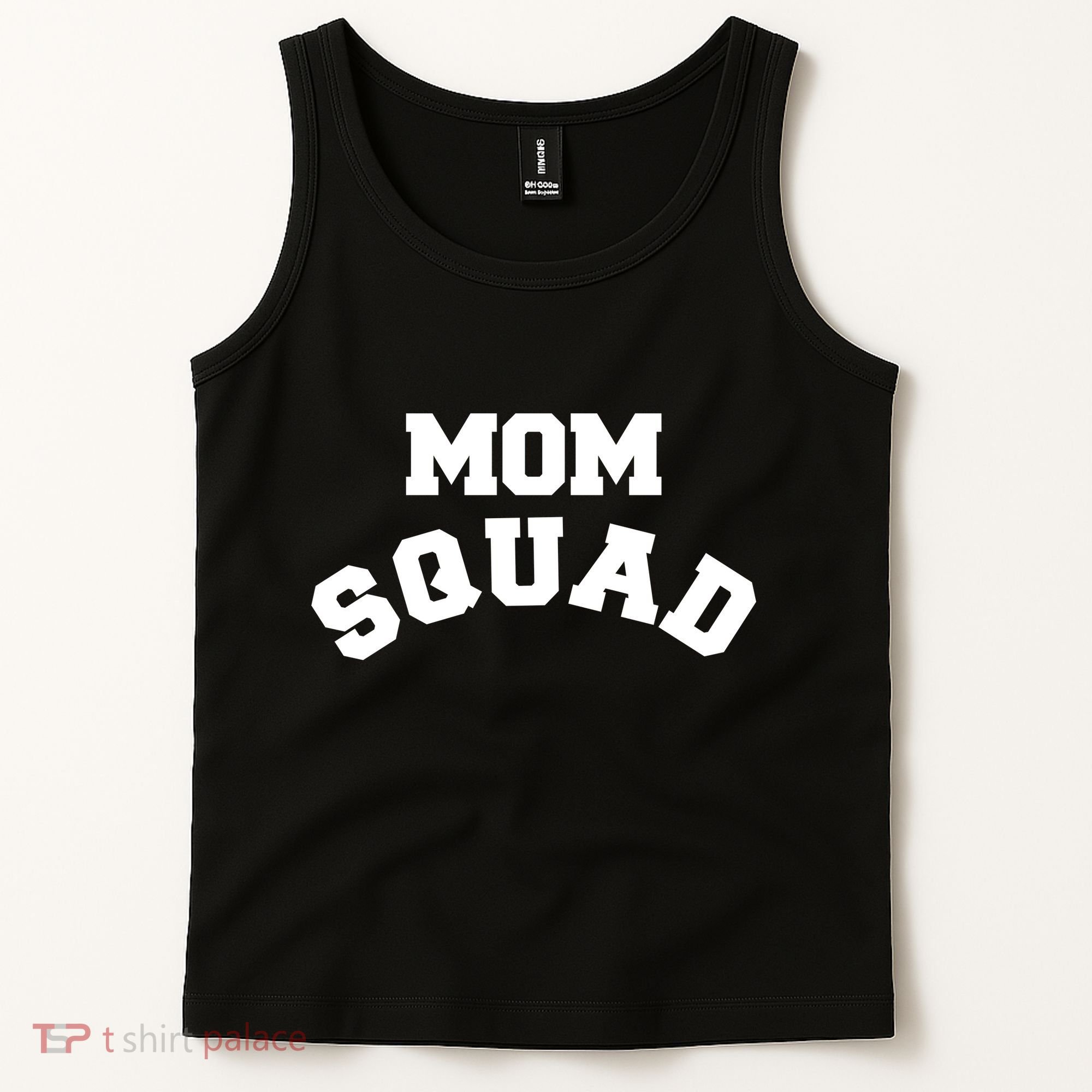 Mom Squad Bold Text Logo Tank Top