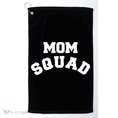 Mom Squad Bold Text Logo Golf Towel