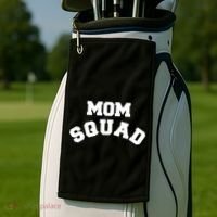 Mom Squad Bold Text Logo Golf Towel thumb 2