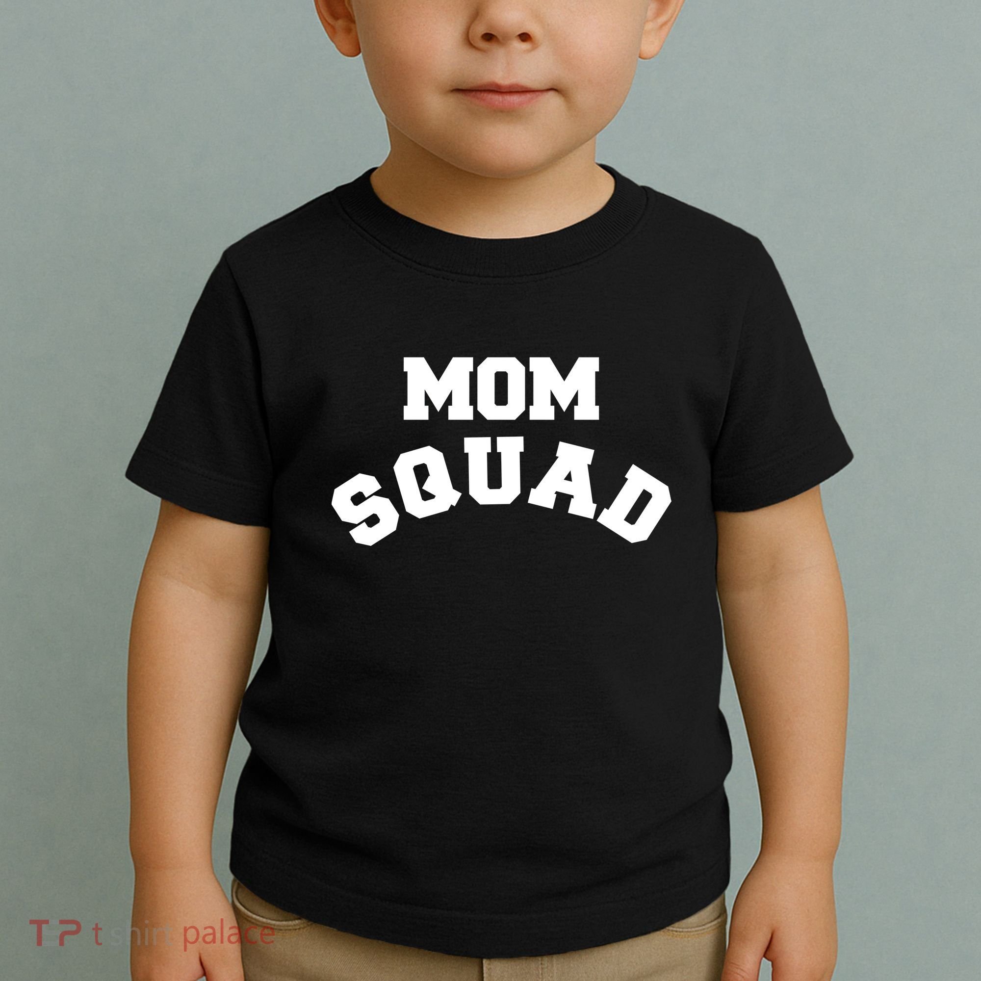 Mom Squad Bold Text Logo Toddler T-Shirt