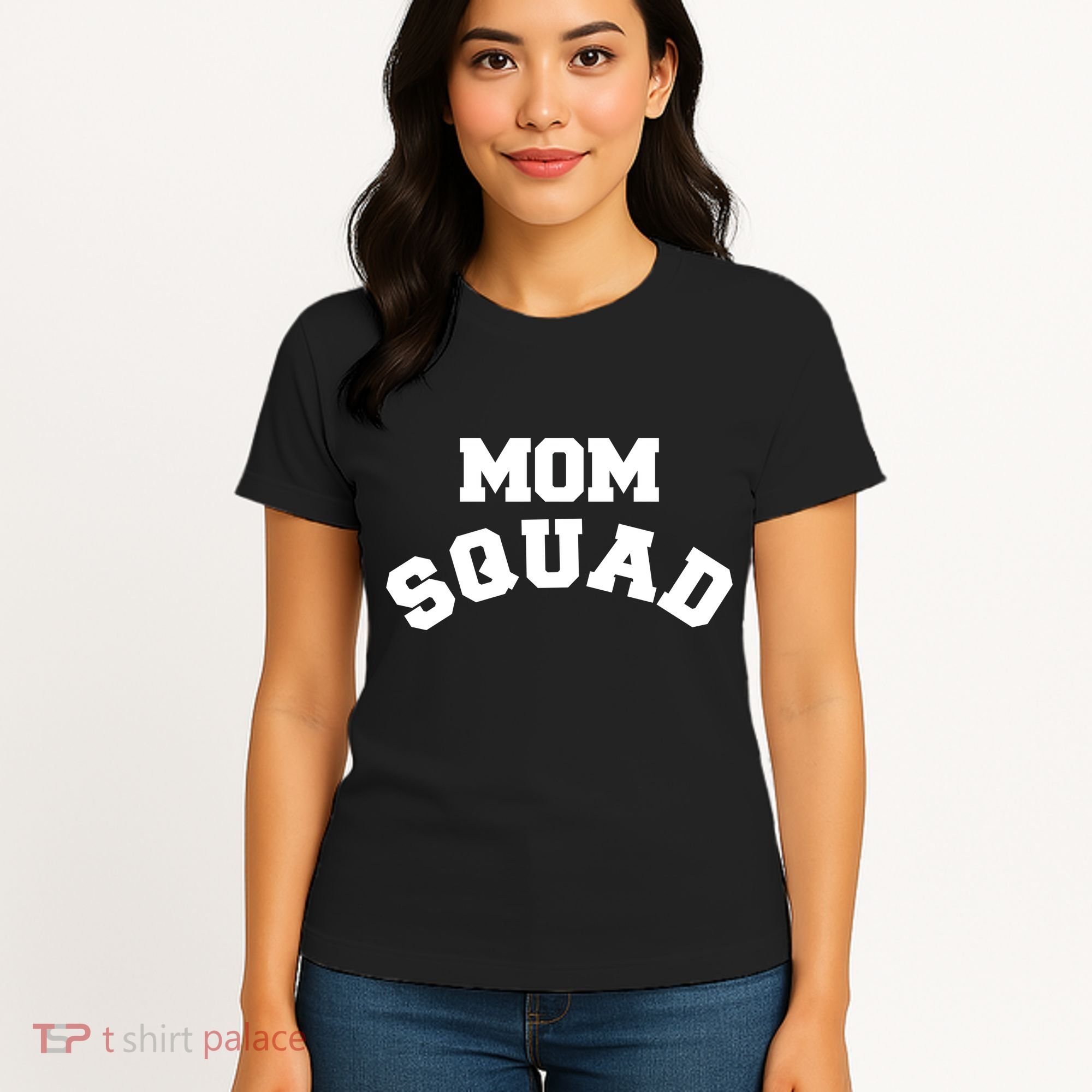 Mom Squad Bold Text Logo Women's T-Shirt