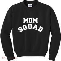 Mom Squad Bold Text Logo Kids Sweatshirt thumb 0