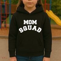 Mom Squad Bold Text Logo Kids Hoodie thumb 3
