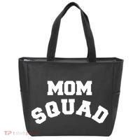 Mom Squad Bold Text Logo Tote Bag thumb 0