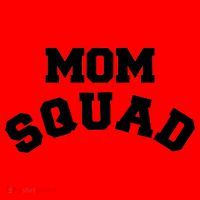 Mom Squad Bold Text Logo Santa Hat thumb 1