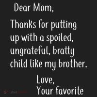 Mom Thanks For Putting Up With My Brother Tumbler thumb 3