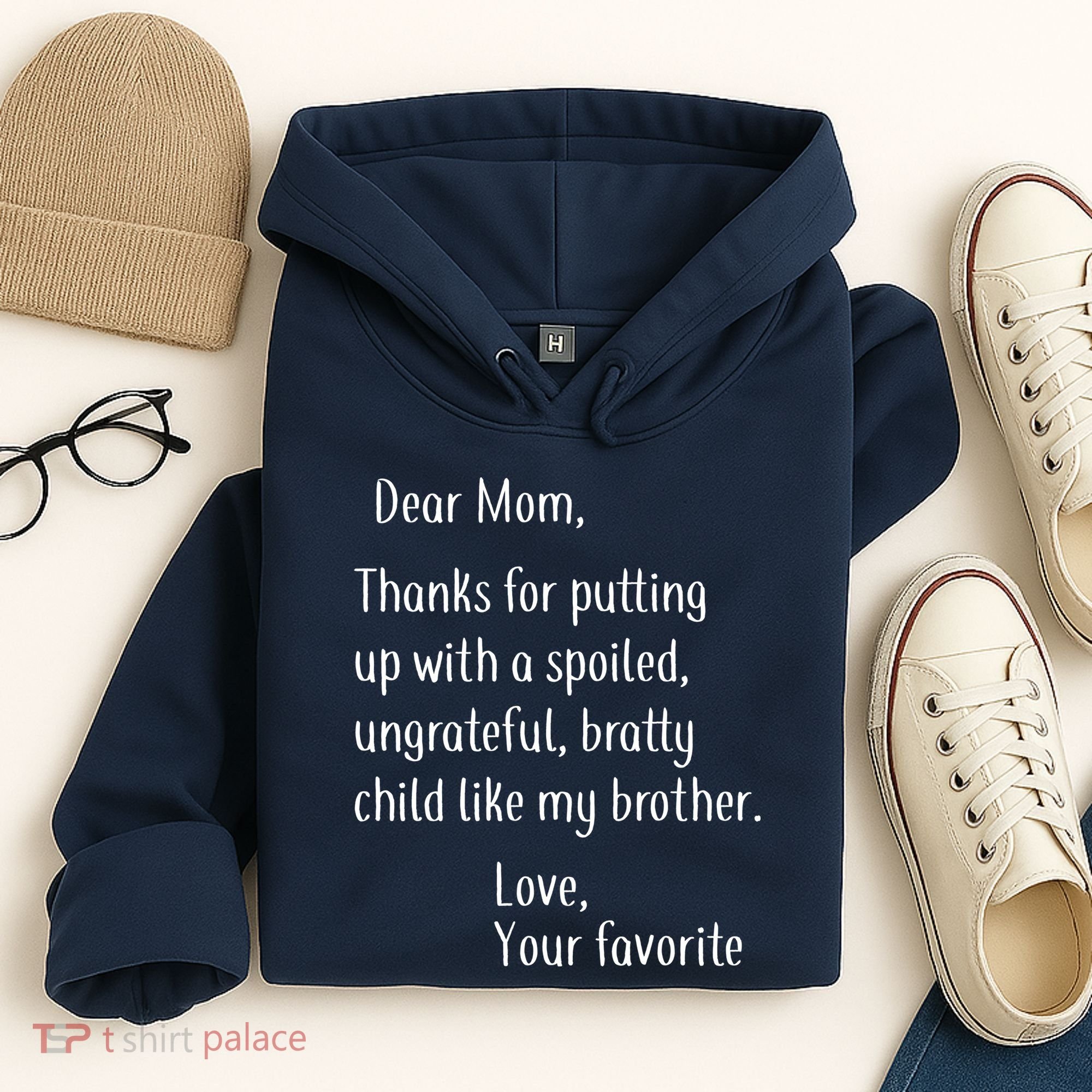 Mom Thanks For Putting Up With My Brother Hoodie
