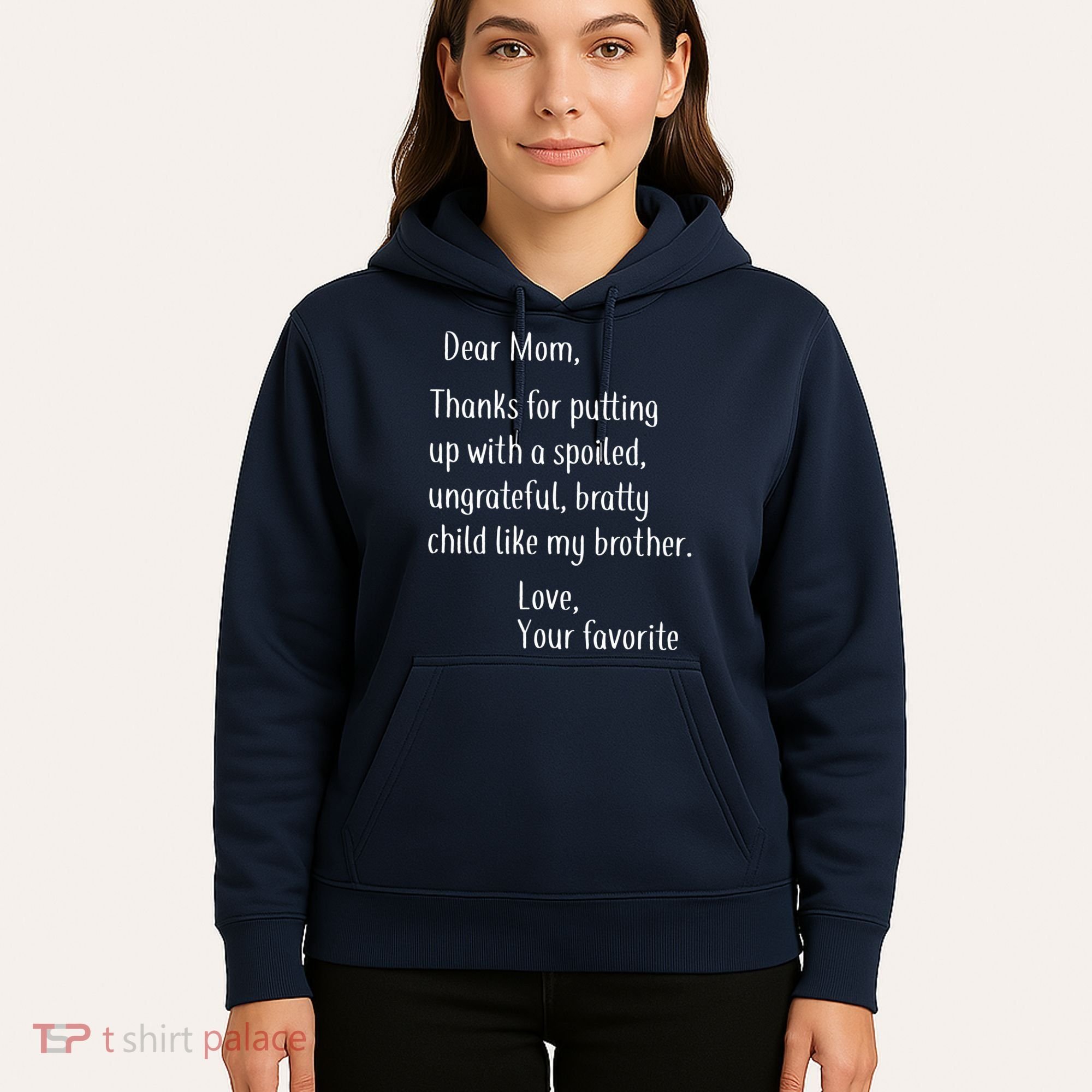 Mom Thanks For Putting Up With My Brother Hoodie