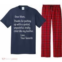 Mom Thanks For Putting Up With My Brother Pajama Set thumb 0