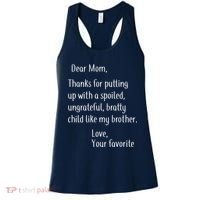 Mom Thanks For Putting Up With My Brother Women's Tank Top thumb 0