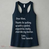 Mom Thanks For Putting Up With My Brother Women's Tank Top thumb 3