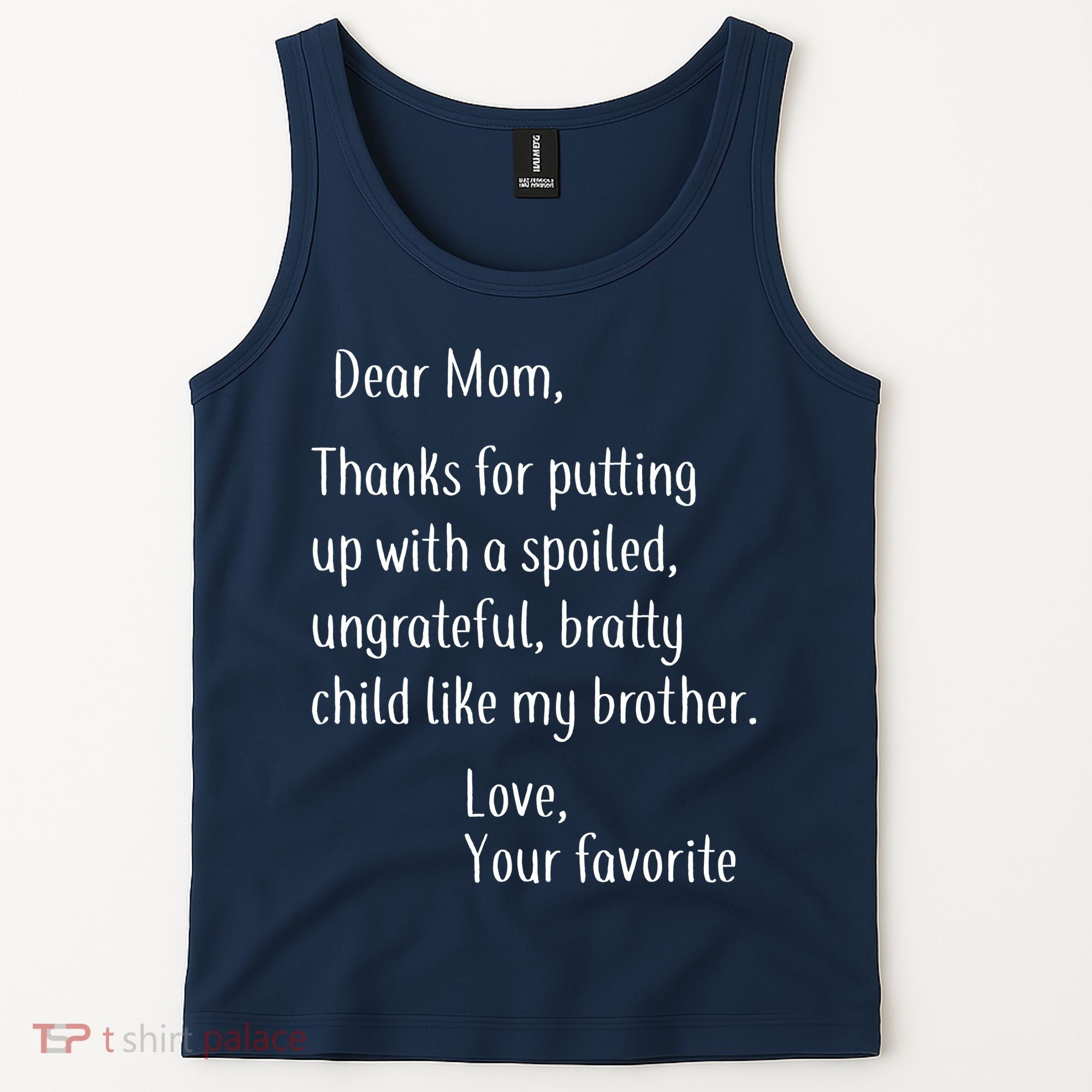 Mom Thanks For Putting Up With My Brother Tank Top