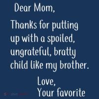Mom Thanks For Putting Up With My Brother Women's T-Shirt thumb 6