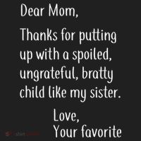 Mom Thanks For Putting Up With My Sister Beanie thumb 2