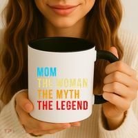 Mom The Woman The Myth The Legend Coffee Mug thumb 3