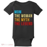 Mom The Woman The Myth The Legend Baby Bodysuit thumb 0