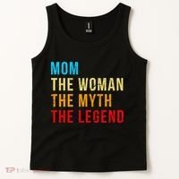 Mom The Woman The Myth The Legend Tank Top thumb 2