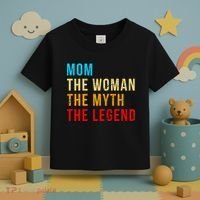 Mom The Woman The Myth The Legend Toddler T-Shirt thumb 3