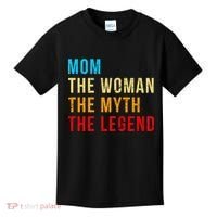 Mom The Woman The Myth The Legend Kids T-Shirt thumb 0