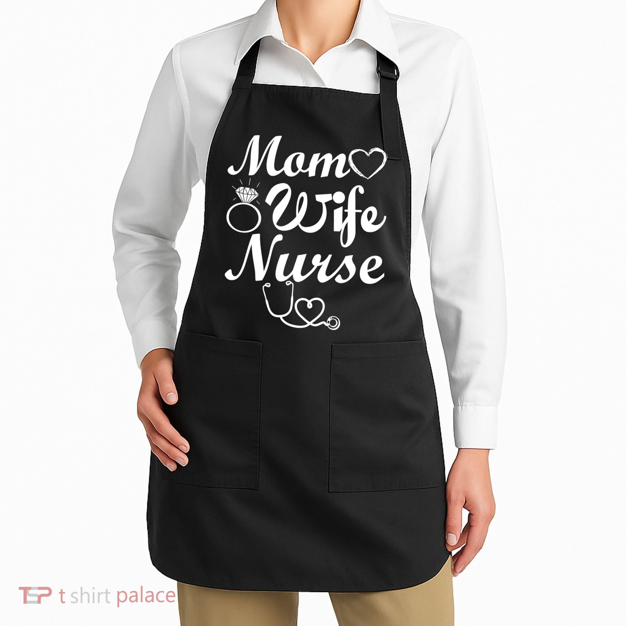 Mom Wife Nurse Apron