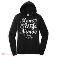 Mom Wife Nurse Women's Hoodie thumb 0