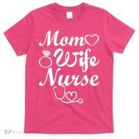 Mom Wife Nurse T-Shirt thumb 0