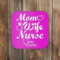 Mom Wife Nurse Coaster thumb 0